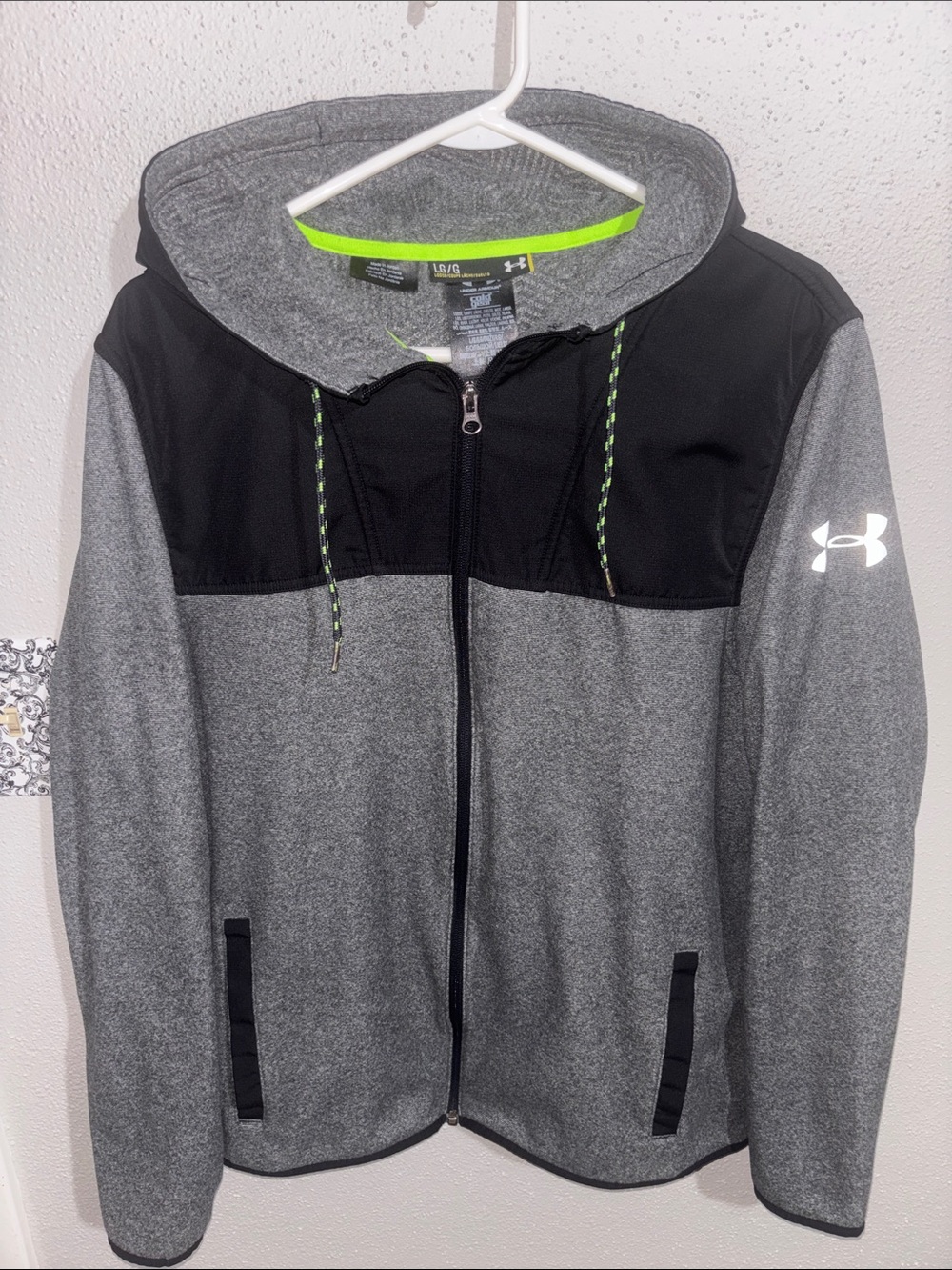 Under Armour Men's ColdGear Infrared Performance Fleece Zip Hoodie (Large)